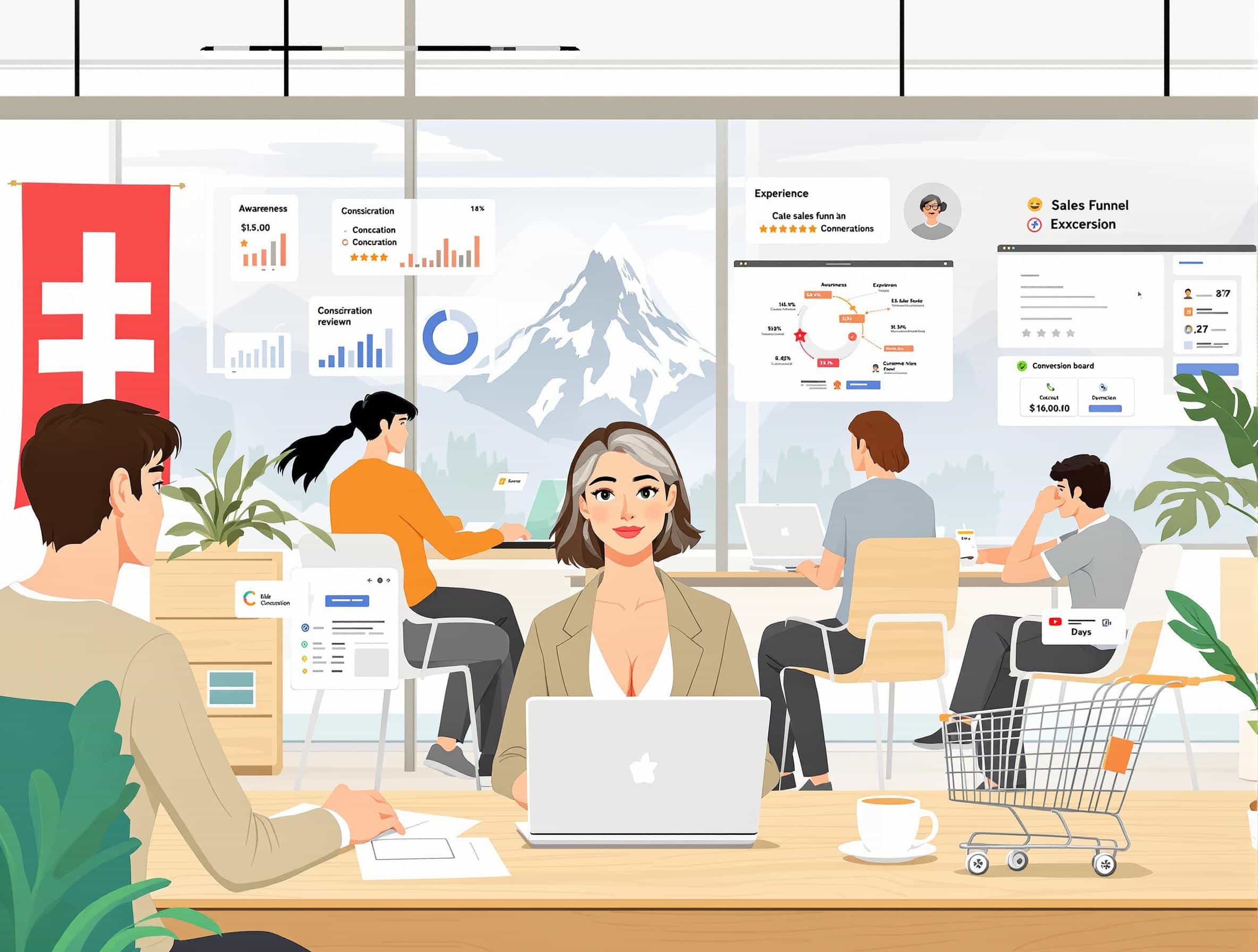 Transformer les Visiteurs en Clients : Tunnel de Vente Optimisé pour la Suisse