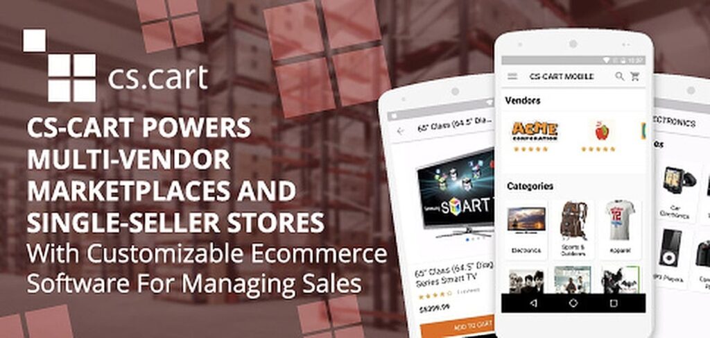 CS-Cart marketplace multivendeur et boutique un seul vendeur