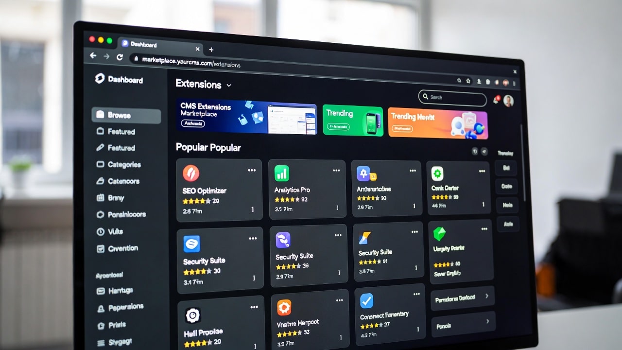 Extensions marketplace pour CMS e-commerce populaires