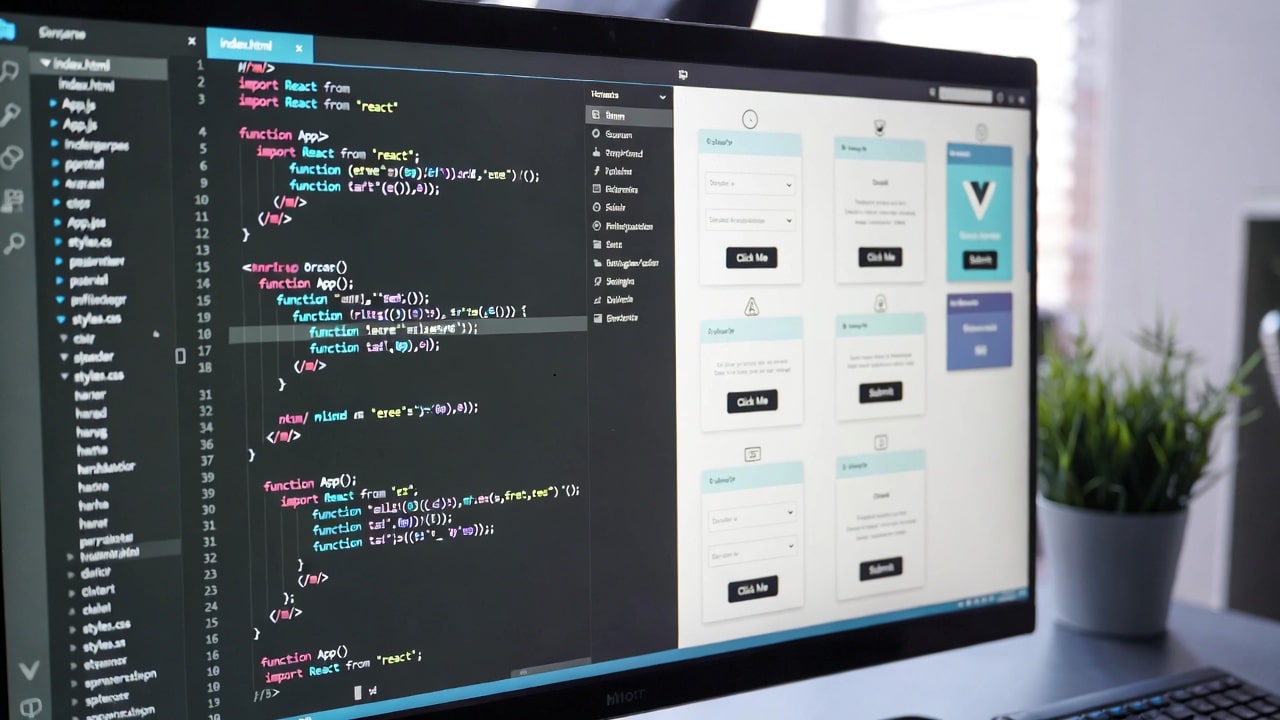 Frameworks JavaScript modernes pour développement front-end de marketplace