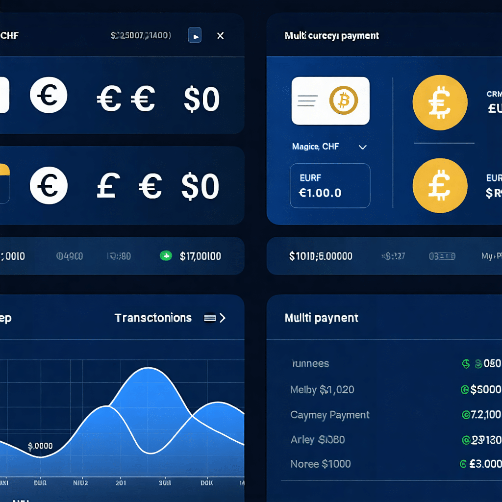 Interface de paiement multi-devises CHF/EUR pour marketplace de luxe suisse