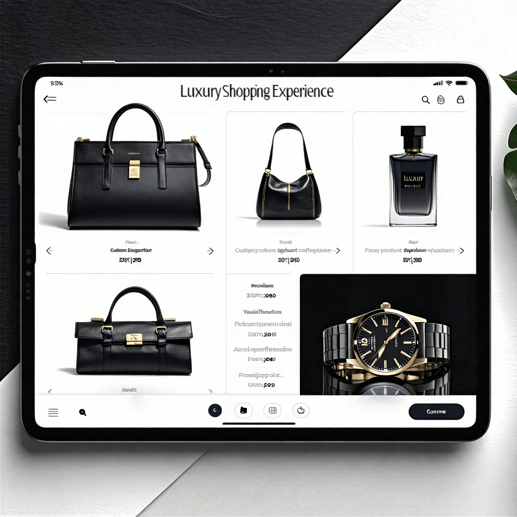 Expérience d'achat personnalisée avec configurateur de produits de luxe