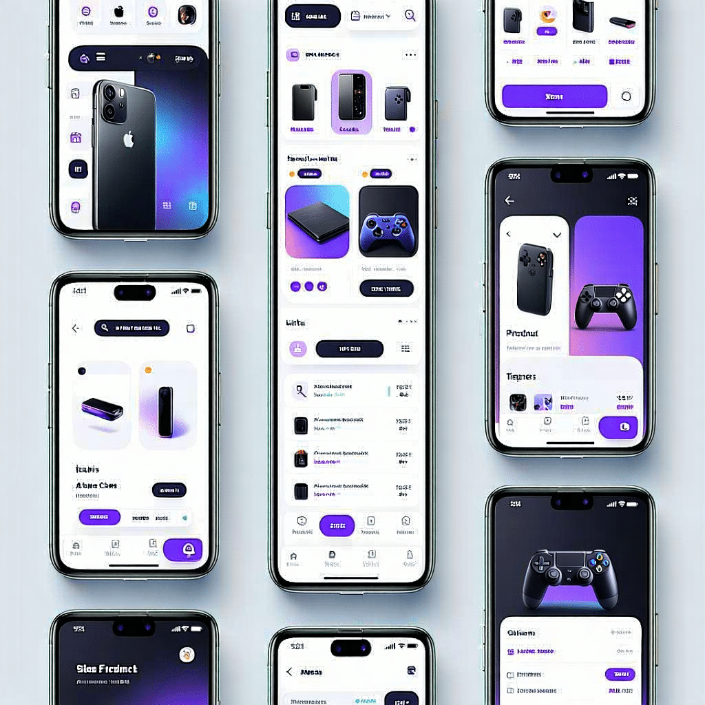 Différents cas d'usage d'applications mobiles par technologie