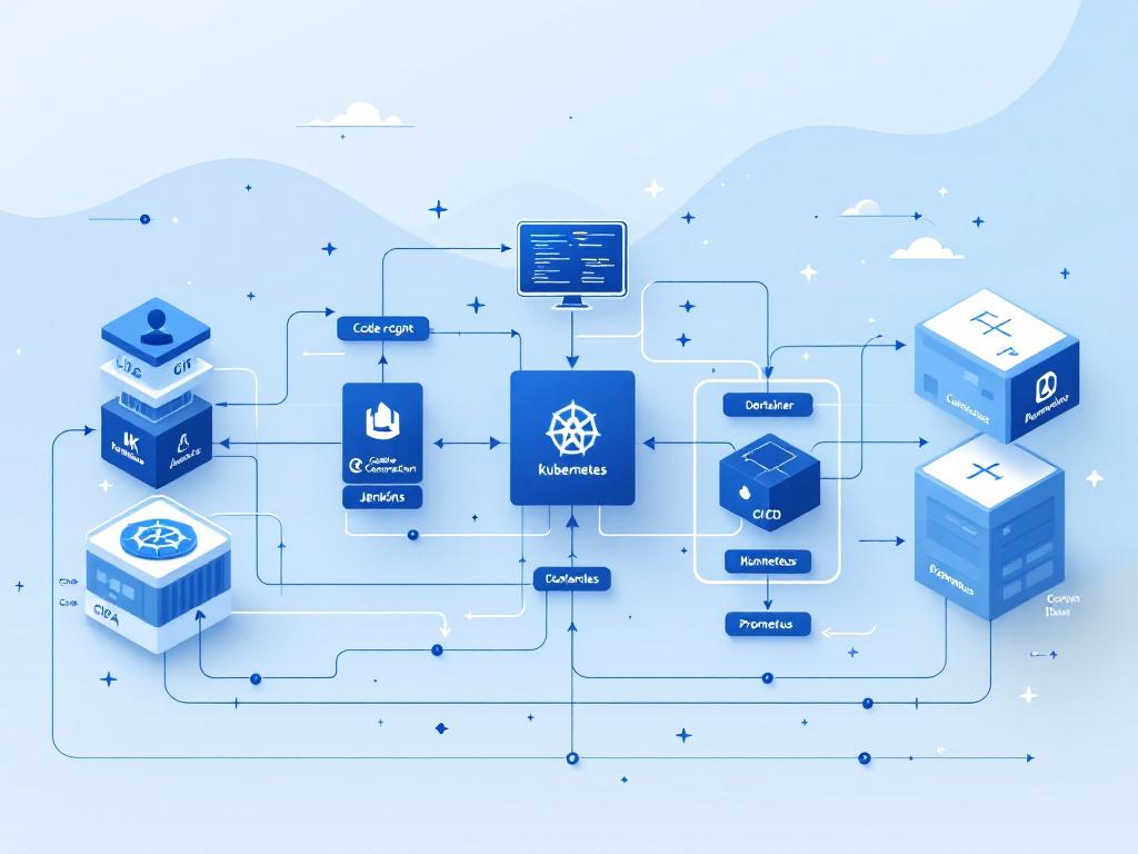 Visualisation d'un pipeline CI/CD avec tests automatisés et déploiement continu