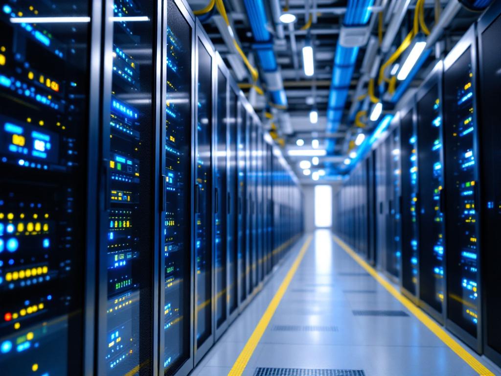 Data center européen avec infrastructure de base de données sécurisée et conformité RGPD