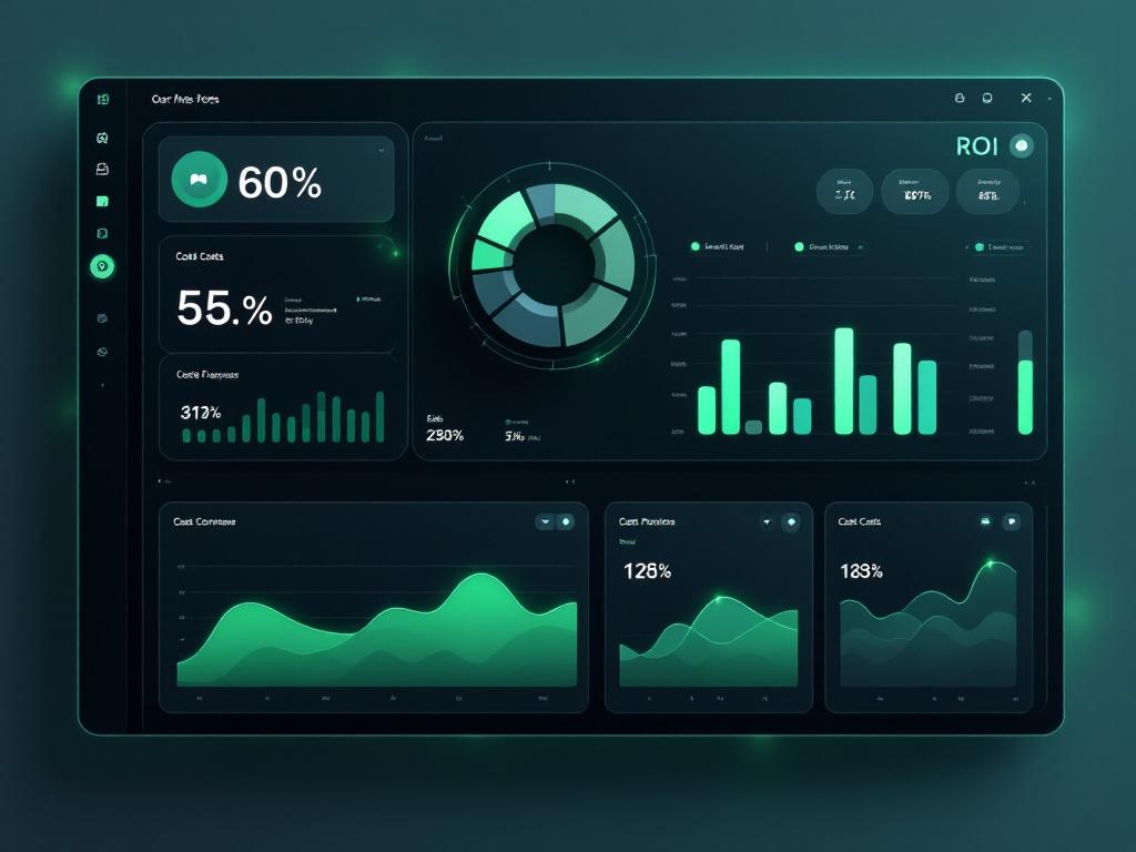 Tableau de bord analytique comparant les coûts de différentes solutions de paiement