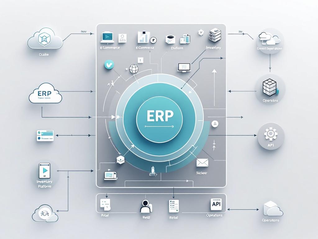 Architecture d'intégration ERP pour le commerce omnicanal