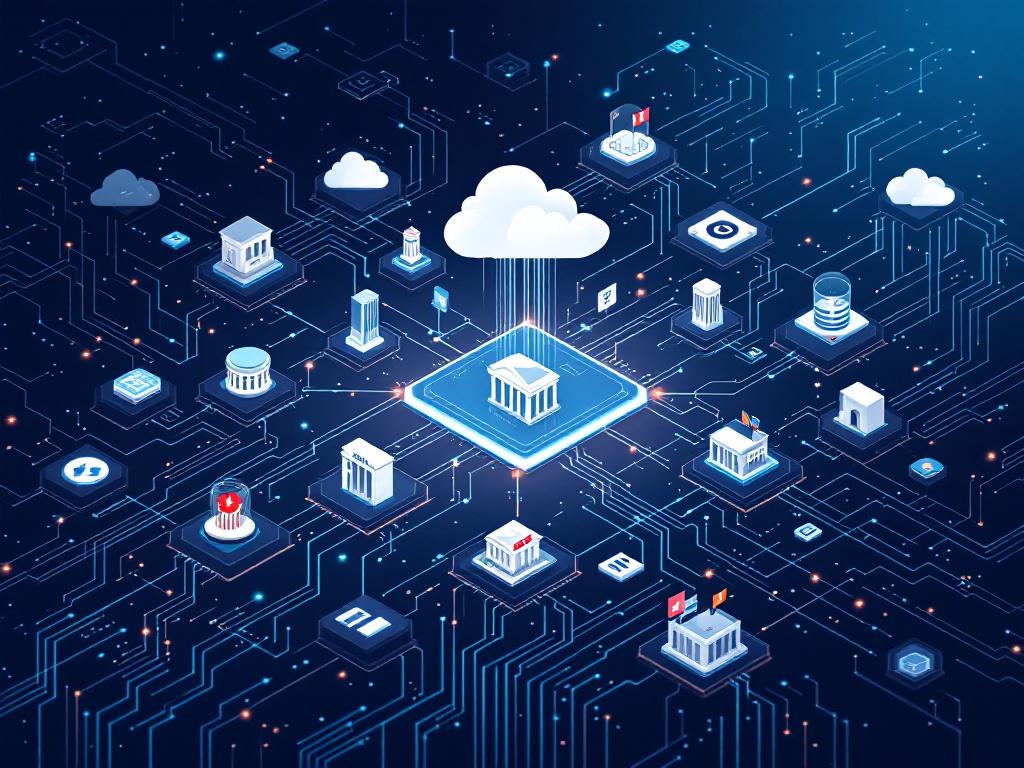 Visualisation de l'écosystème open banking suisse avec connexions entre banques et services tiers