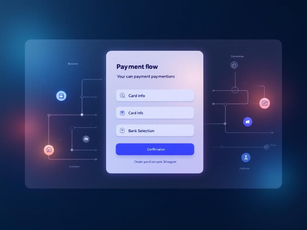 Modern-Belgian-e-commerce-payment-interface-with-banking-connections-clean-professional-design-digital-payment-flow-visualization-European-fintech-aesthetic-high-quality-detailed-4k-no-text-no-numbers