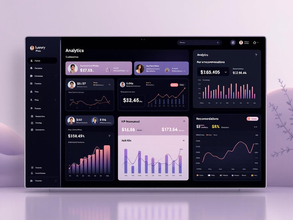 Architecture e-commerce premium avec programme VIP pour clientèle luxe