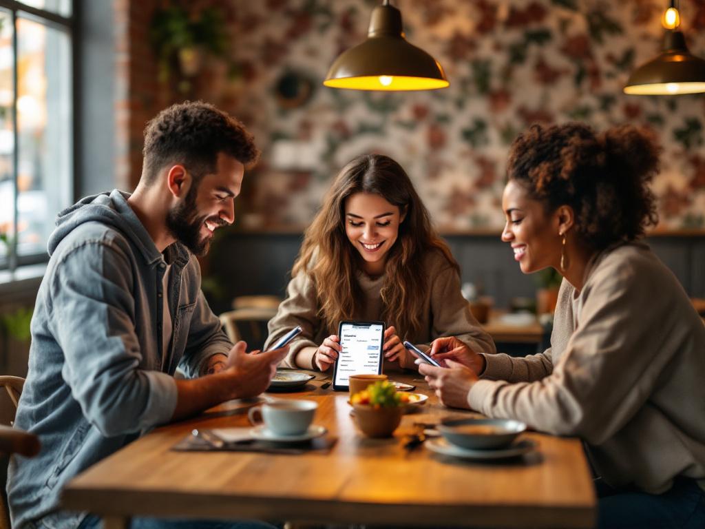 Partage de l'addition entre amis avec paiement mobile instantané