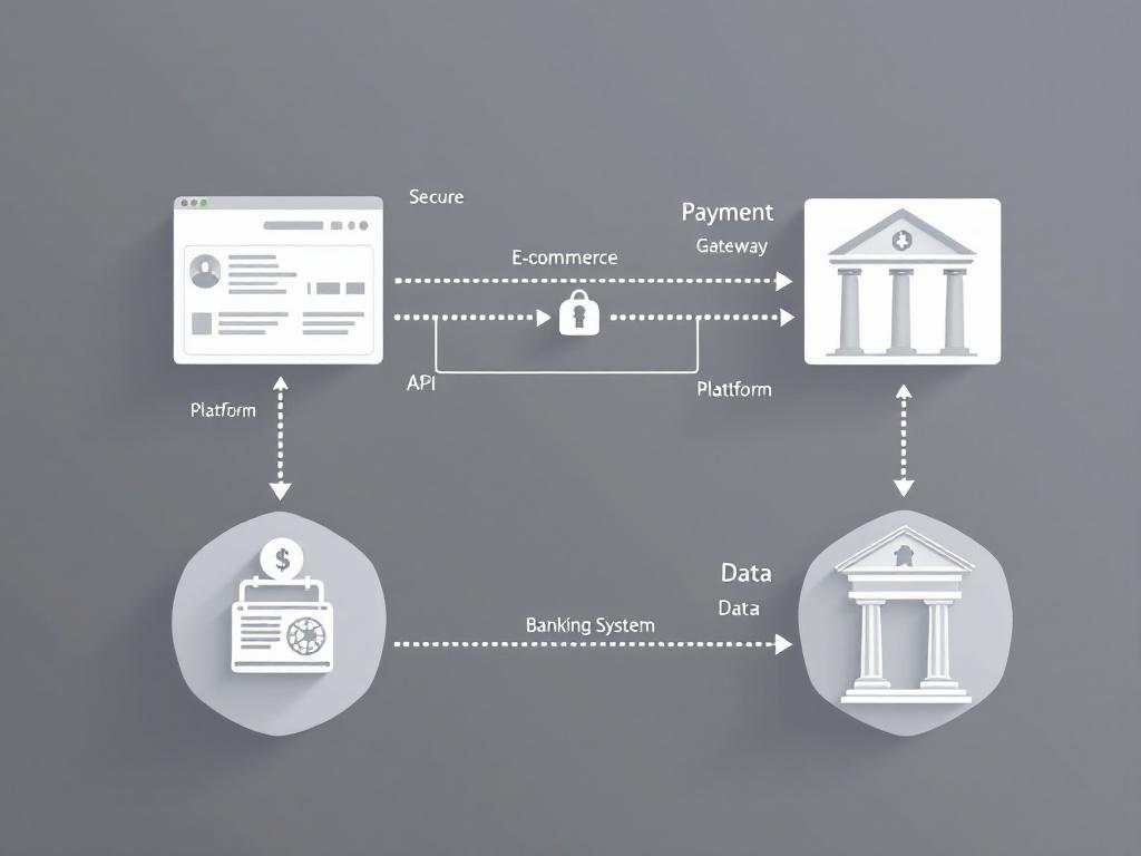 Architecture d'intégration API banking pour plateforme e-commerce