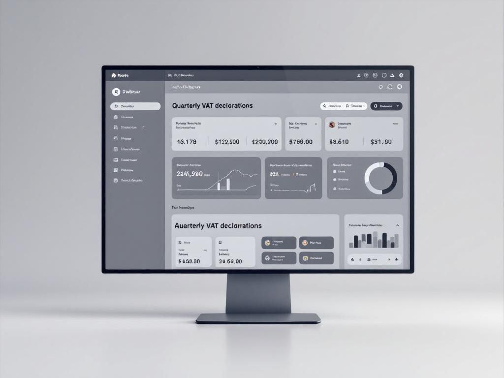 Interface d'automatisation des déclarations trimestrielles de TVA