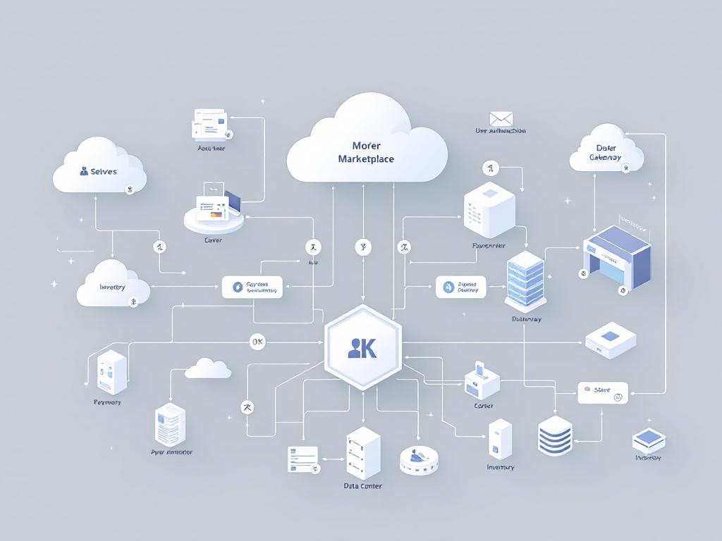 Architecture technique d'une marketplace conforme aux règles fiscales françaises
