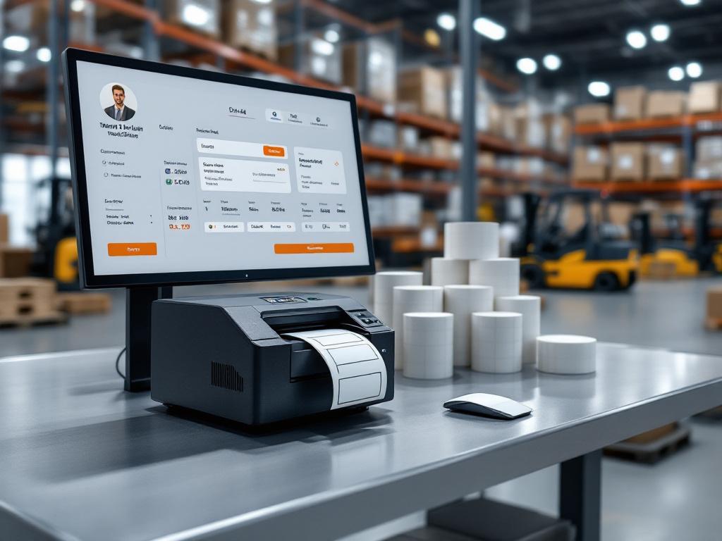 Système automatisé de génération d'étiquettes de livraison pour e-commerce