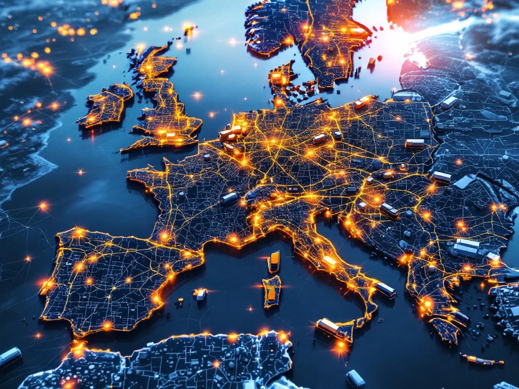 Réseau logistique européen pour les livraisons cross-border
