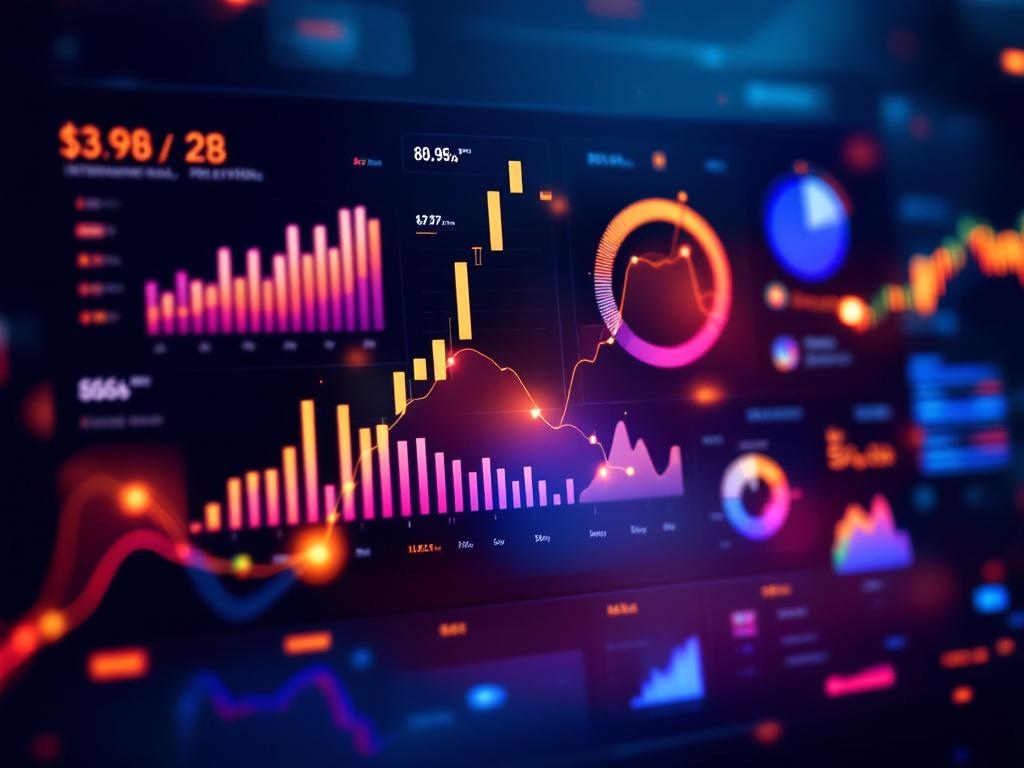 Tableau de bord d'analyse de revenus d'applications mobiles
