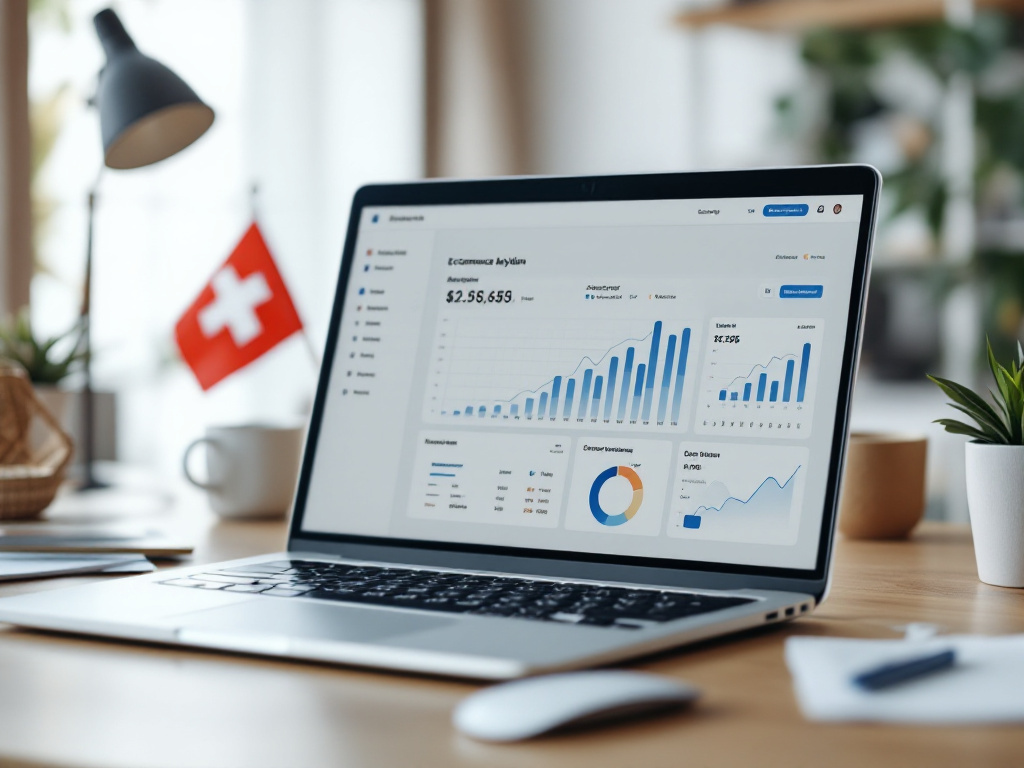 Modern-digital-lending-platform-interface-financial-technology-concept-clean-professional-workspace-with-laptop-showing-e-commerce-analytics-dashboard-Swiss-and-European-flags-subtle-background-high-quality-photography-4k-business-professional-atmosphere