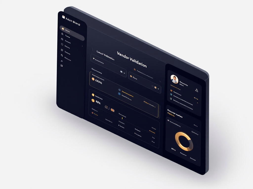 Interface d'onboarding selectif des marques de luxe sur une marketplace premium