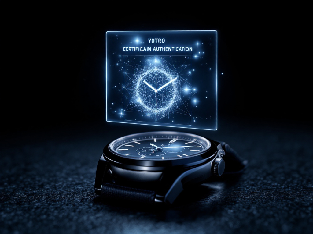 Authentification blockchain d'une montre de luxe sur marketplace